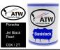 Preview: Porsche, Jet Black Pearl, C9X / 2T: 1L Lackdose, von ATW Autoteile West.